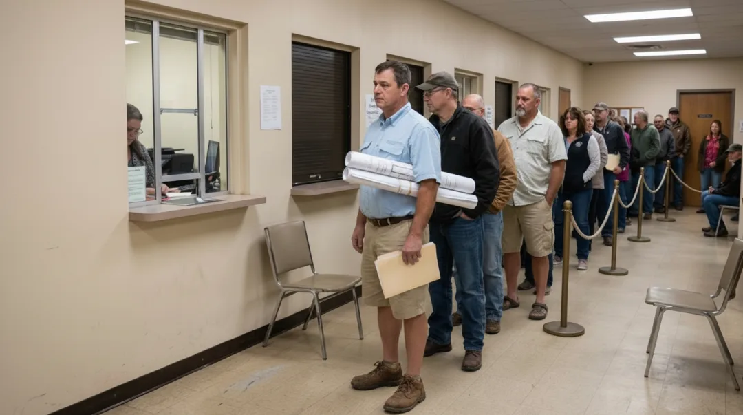 CommunityWorks - the paper-based, backlogged permitting process